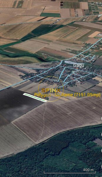 Moara Vlasiei, Gagu, Ilfov, teren extravilan de vanzare, 7.151 mp.