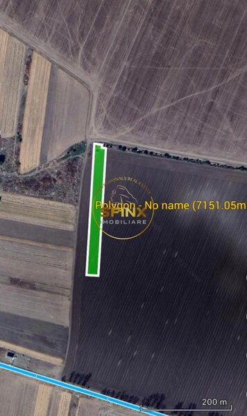 Moara Vlasiei, Gagu, Ilfov, teren extravilan de vanzare, 7.151 mp.