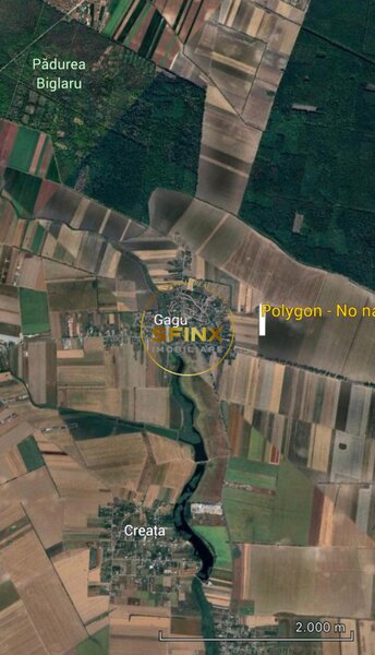 Moara Vlasiei, Gagu, Ilfov, teren extravilan de vanzare, 7.151 mp.